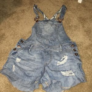 overall shorts